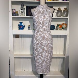 Bailey‎ 44 Lace Overlay Midi Dress